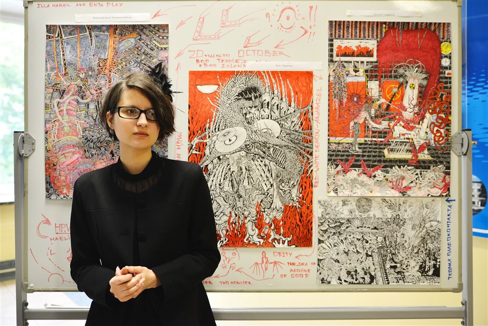 Выставка картин Яны Журавлевой: "Я просто рисую то, что вижу в своей голове"
